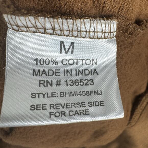 Brooklyn Cloth ORIGINALS HoodieBrown MED Oversized PulloverSweatshirt Streetwear - Picture 7 of 8